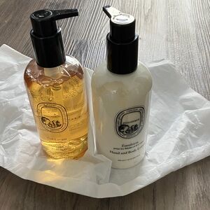 Diptyque Paris Philosykos Hand and Body Lotion and Shower Gel 10.14 oz each